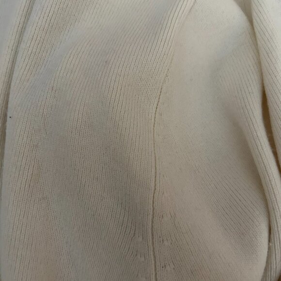 Coldwater Creek XL Cream Button Front Cardigan Sweater EUC Soft Knit - Picture 6 of 10